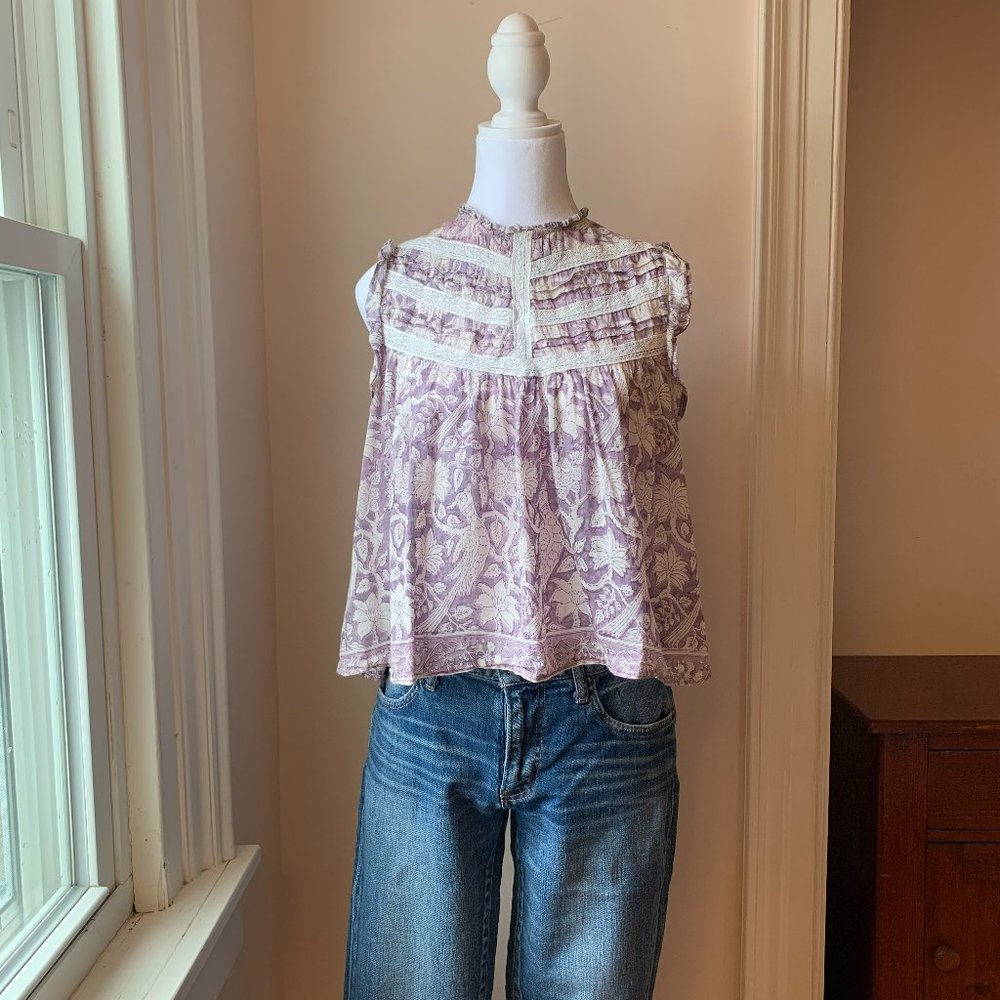 BELL by Alicia Bell Batik Top Size Medium